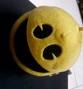 Pac-Man Plush Keychain