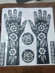 2 Set Of Stickers For Applying Mehndi
