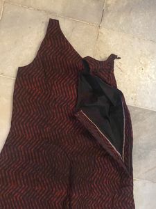 Chic Patterned Sleeveless Dress