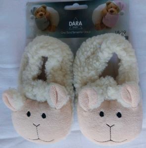 Cream Anti-slip Grip Booties