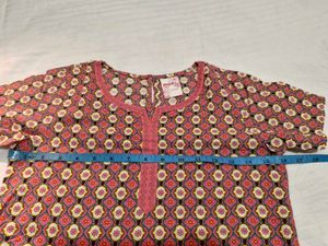 Pink Kurta For Girls 11-12y