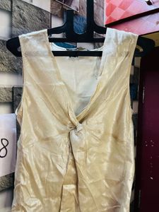 Metallic Party Wear Top