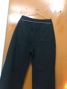 High Waisted Ripped Wide Leg Jeans