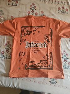 Orange Graphic Tee - &#34;Meet The Flex&#34;