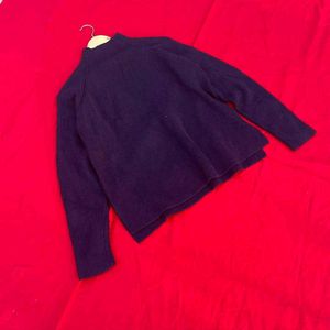 Navy Blue Turtle Neck