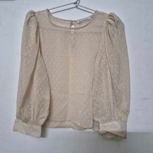 Elegant Cream Blouse