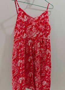 Red Floral Sundress
