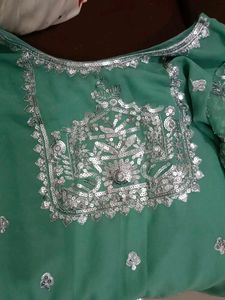 Elegant Green Saree