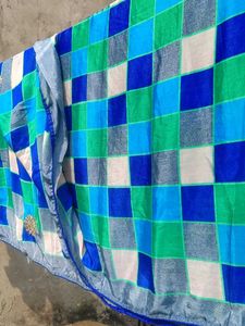 beautiful crape Checkered Saree
