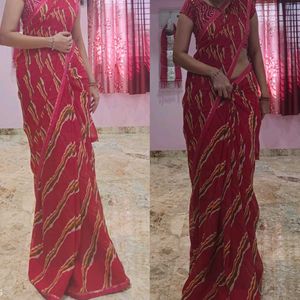 Lehariya Saree