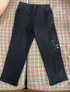 H&amp;M BLACK LOOSE FIT SWEATPANTS
