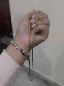 Gold-Tone Delicate Chain