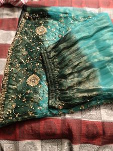 Peacock Green Sharara