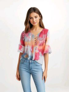 🌈 Multicolour Pretty Top