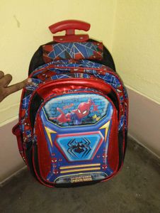 Spiderman Rolling Backpack