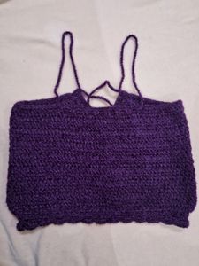 Women&#39;s Knitted Crop Top