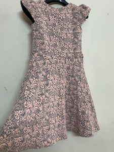 kids winter faded mauve dress