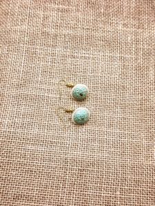 Turquoise Beaded Drop Earrings