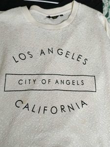 Cream Los Angeles Graphic Sweatshirt