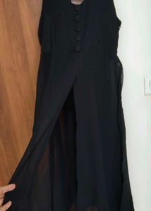 Black Sleeveless Kurti (Size 34)