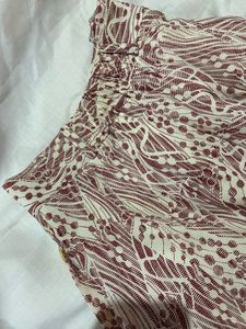 Patterned Maxi Skirt