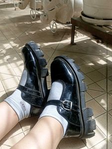 black Mary Janes block flats 🍙🧺🎀