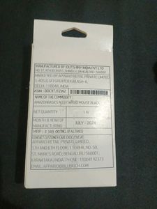 Black Colour Wired Mouse