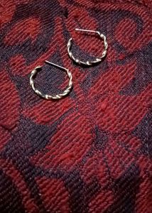 Twisted Hoop Earrings