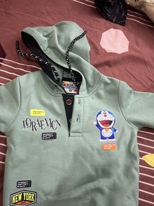 Boys Hooded Winter T Shirt With Joggers