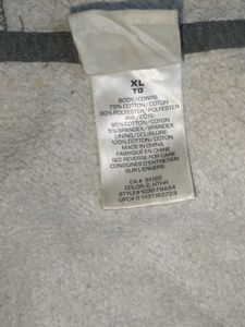 Gray Zip-Up Hoodie for boys and men.