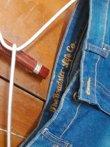 Denim Navy Blue Shorts