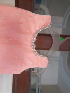 Cute Peach Party Dress