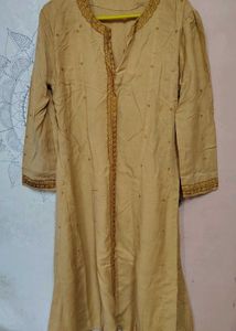 Nude color kurta 2