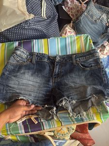 Denim Cutoff Shorts