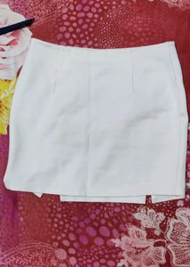 Mini White Skirt