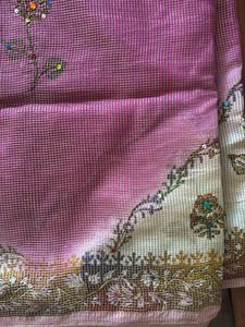 Beautiful Super Net Saree With Embroidery