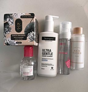 Lip Care Bundle - Face Wash ,Toner&amp; More!