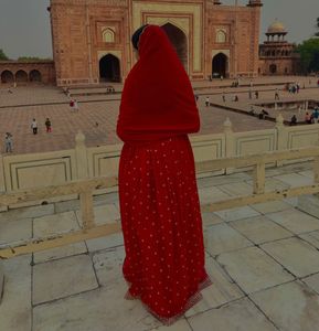 Red Anarkali!