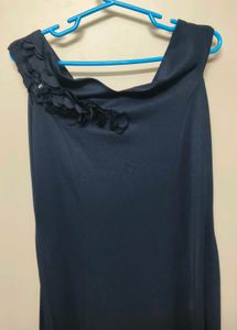 Elegant Blue Maxi Dress