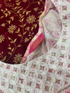 Elegant Pink Printed Kurta Set