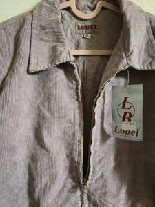 Trendy Mauve Corduroy Zip-Up Jacket