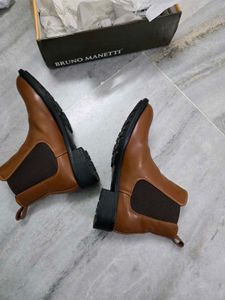 Bruno Manetti - "Tan Flat Boots"