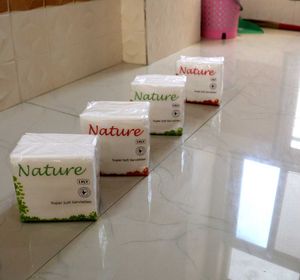Pack Of 4 Nature Tissue Paper Super Soft Napkin
