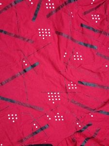 Red Graphic Print Tee