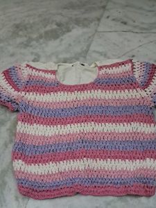 Crochet Knit Top
