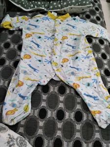 Cute Animal Print Baby Romper