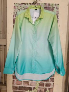 Ombre Button-Down Cordset