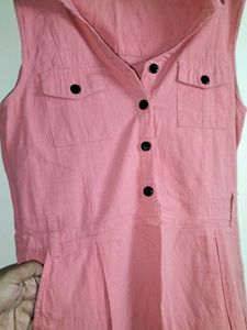 Pink Sleeveless Dress