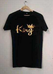 King Graphic Black T-Shirt