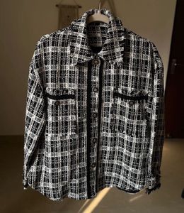 Chic Plaid Tweed Jacket